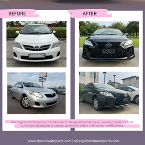 Suitable for Toyota Corolla modified front bumper COROLLA upgrade for Lexus IS Sport