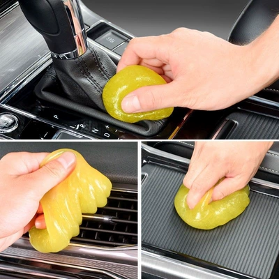 gel, a car cleaning tool, a: Təmizləyici gel