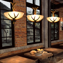 北歐客廳吊燈創意個性復古工業風鹿角服裝店民宿餐廳裝飾工程燈具