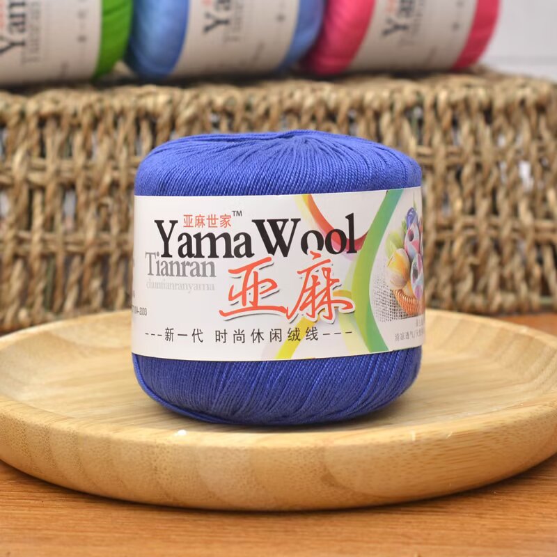 5号蕾丝线亚麻线蕾丝线纯棉手工编织钩针线宝宝婴儿毛线厂家批发