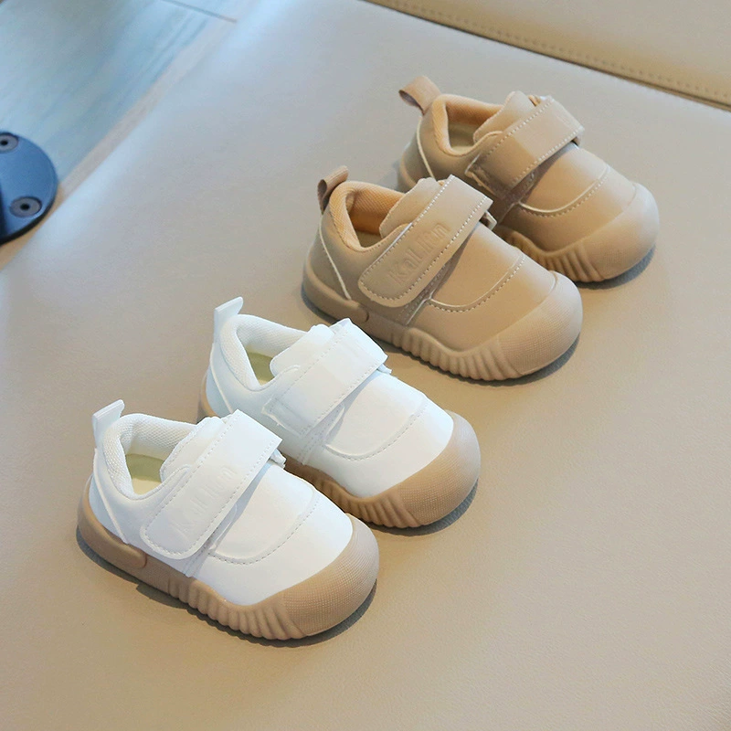 Детская обувь для мальчиков 2024 Осень новый 0-3 года 1 Баотоу мягкая подошва дышащая женская обувь