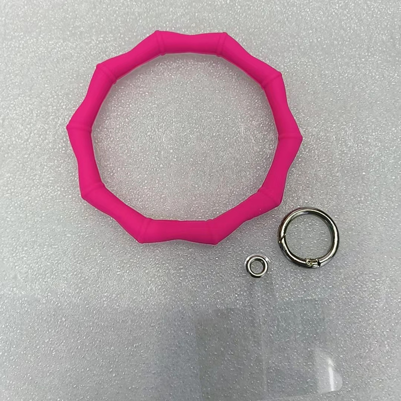 로즈 레드 + 투명 패치