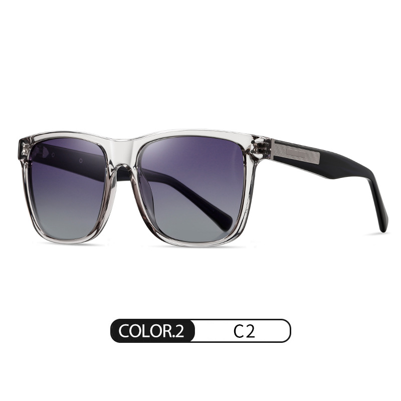 Venta caliente transfronteriza nuevo polarizador S31131 gafas de sol polarizadas de hoja de marco grande de moda gafas de sol de tiro callejero al aire libre