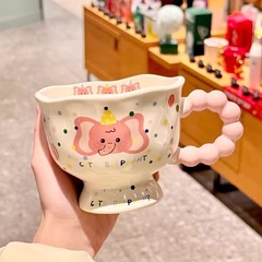 2025款大象陶瓷杯子高颜值水杯情侣马克杯送男女生生日礼物伴手礼