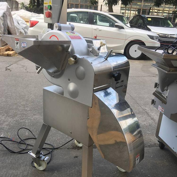 Máquina de corte tridimensional para frutas y verduras, equipo de corte automático de patatas, granulador de frutas congelado de alta velocidad