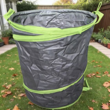 Manufacturer Customized Portable Lightweight Pop-Up Foldable Garden Leaf Bucket Lawn Grass Leaf Collection Bag