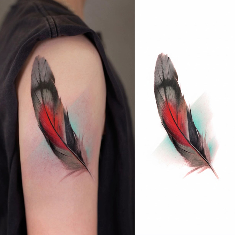 2026 New Cross-Border Tattoo Stickers, Ins-Style, Simple and High-End Temporary Tattoos, Water Transfer Tattoo Stickers, Custom-Made
