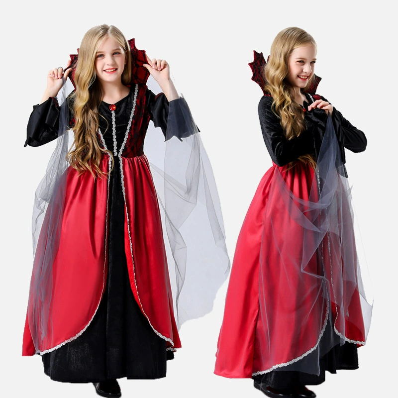 Хэллоуин детский костюм ведьмы черный красный вампир косплей костюм костюма костюма костюма костюма костюма костюма костюма