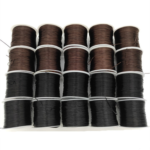 Large roll 60 meters flat crystal elastic cord hair extension crystal cord elastic cord bracelet rope beaded bracelet cord DIY