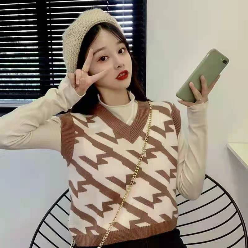 Chaleco de punto Chaleco de las mujeres abrigo primavera y otoño 2023 nueva ropa de abrigo chaleco primavera suéter ropa de abrigo superior