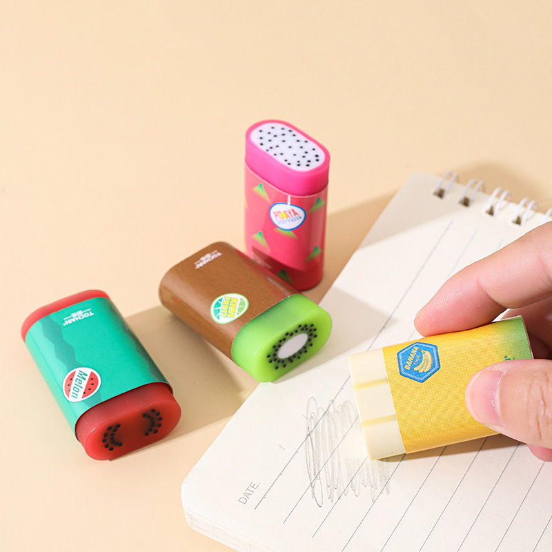 Papelería amazon lindos borradores de frutas sándwich estudiantes con borradores de limpieza creativos sin marcas