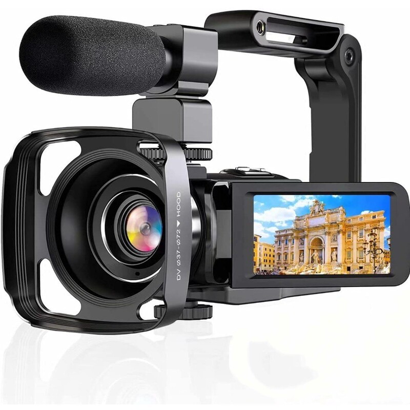 Cross-Border English Product 3-Inch 48 Million Pixel Touch Screen Camera Ultra-High Definition 1080P 301m 30m