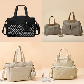 女士单肩包;女士斜挎包;妈咪包