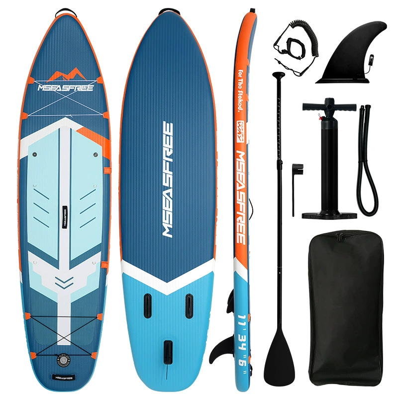 Inflatable stand‑up paddle board (Favorite) — thickened racing SUP, multiple designs, some sets include accessories
