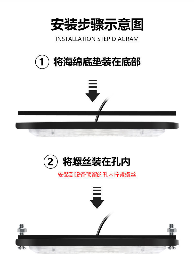 Factory Direct Sales Truck Side Light Truck 6Led Side Light Pickup Truck Forklift Flash Light 6 Light Warning Light Signal Light