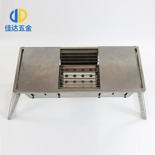 不锈钢烧烤炉烧烤架子家用户外折叠木炭烤肉烤串炉子野外烤炉