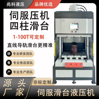 广东厂家直供伺服液压机 节能静音高效安全 多功能成型滑台液压机