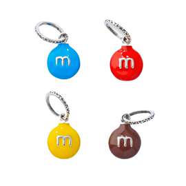 楷达家吊坠925银 m豆吊坠diy项链 韩国ins风时尚简约百搭气质女