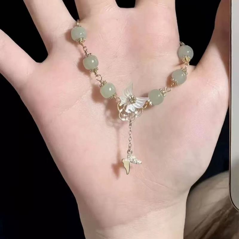 超仙爆款蝴蝶结手链轻奢小众高级感串珠手串甜美气质百搭手饰合集|undefined