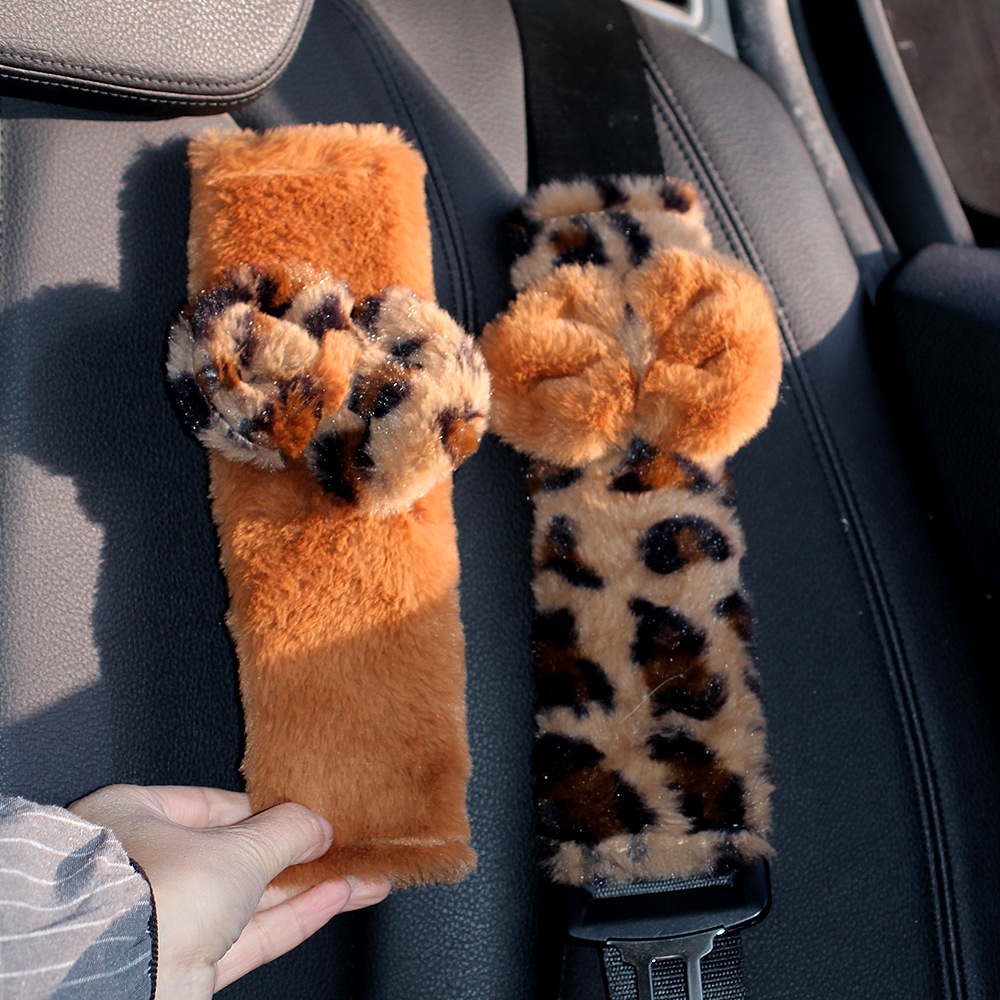 Funda Protectora de Cinturón de Seguridad de Peluche para Automóvil