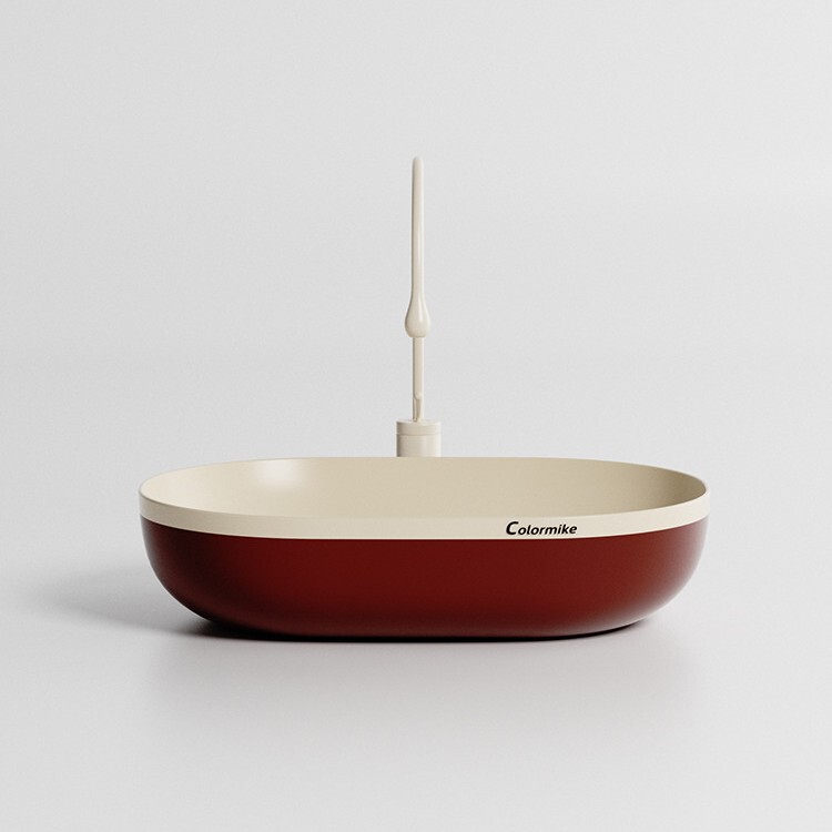 Colorful Oval Ceramic Countertop Washbasin Household Bathroom Washbasin Hotel Countertop Basin Small Apartment Basin Colorful Oval Ceramic Countertop Washbasin Household Bathroom Washbasin Hotel Countertop Basin Small Apartment Basin