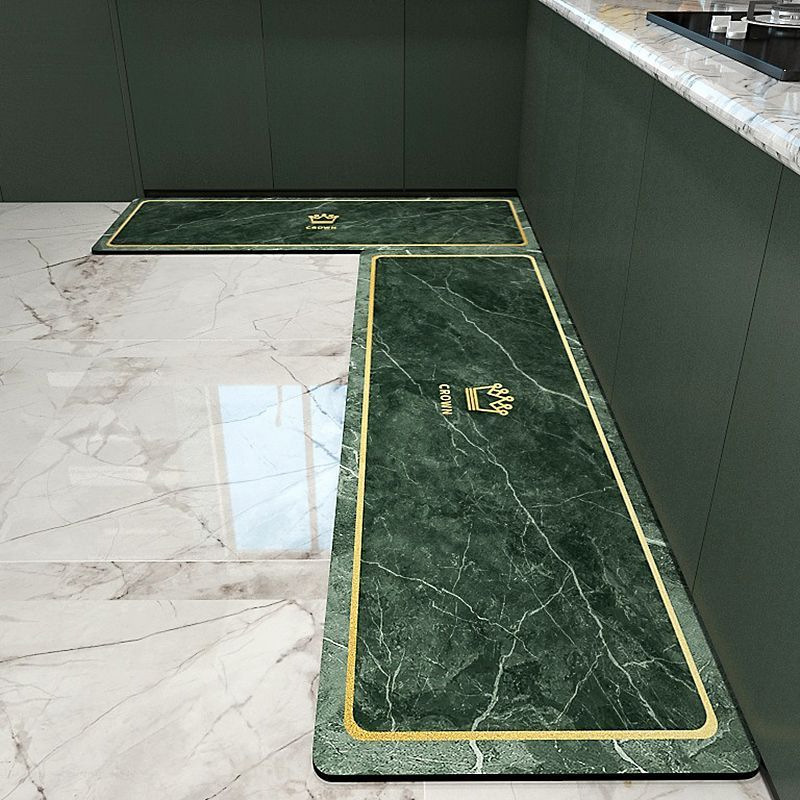 加厚硅藻泥厨房专用地垫防水防油防滑吸水垫耐脏地毯易清洗防滑垫|undefined