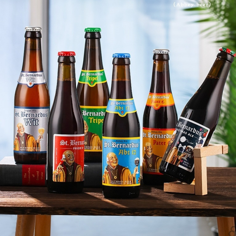 6瓶比利时进口圣伯纳12号修道院四料啤酒6号8号10号三料精酿330ml