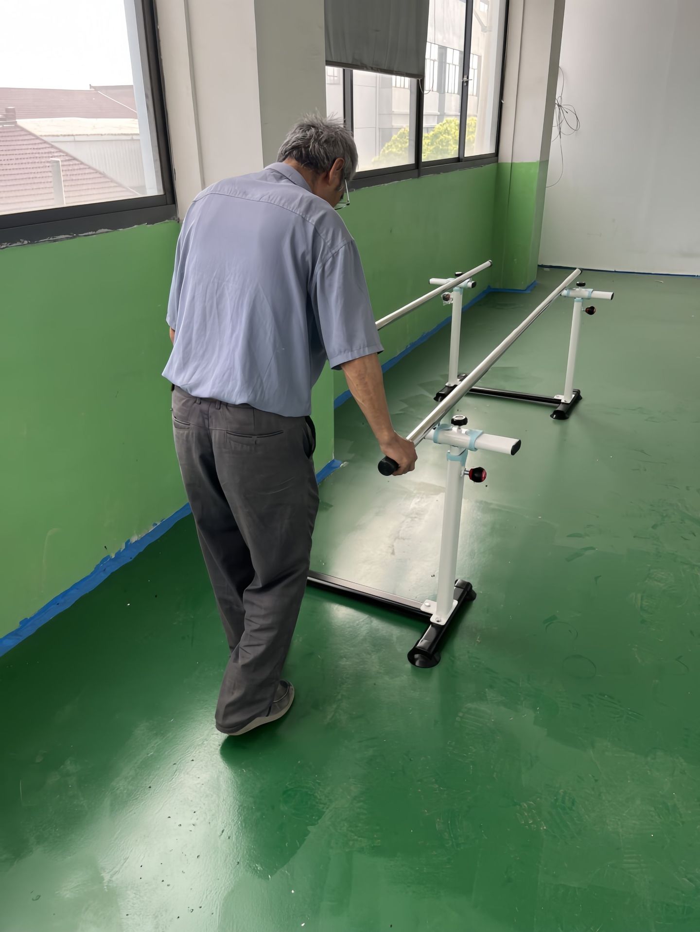 3-meter parallel bar latest disc base