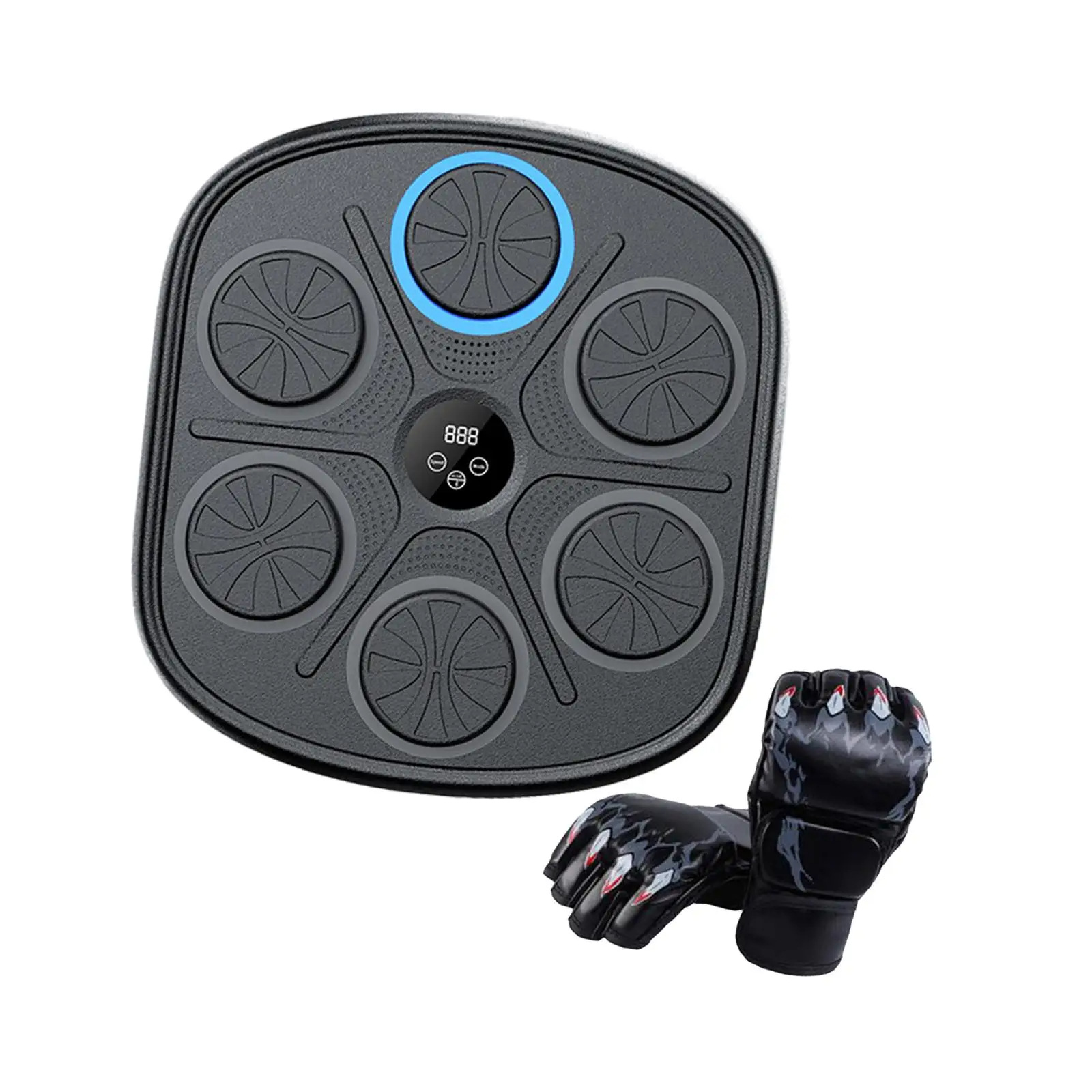 Equipo de entrenamiento de la máquina de boxeo de música inteligente vertical práctica de boxeo pared objetivo máquina de potencia niños reacción objetivo de boxeo