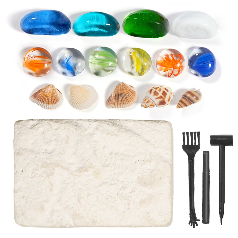 Archeological toy for boys and girls, handmade, with gem, archaeological excavations, wholesale