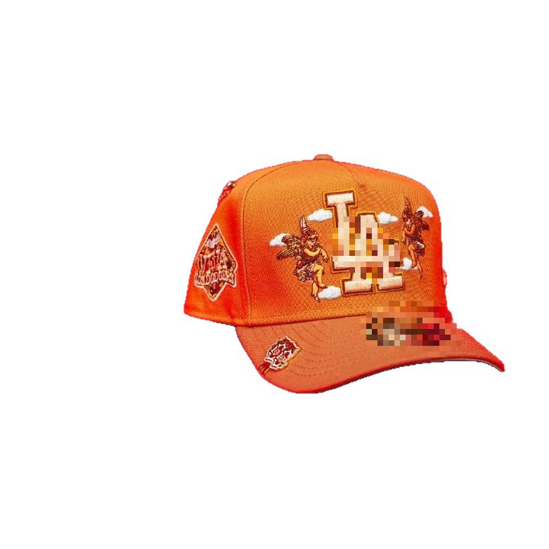 Transfronterizo nuevo AA ajustable bordado sombrero de béisbol hombre y mujer con gorra de boca de pato Yankees LA una pieza de cabello