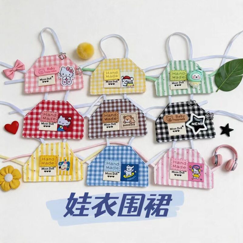 【Doll Clothes Apron】10-17Cm Doll Clothes Self-Parody Bear Kt Cat Apron Trendy Labubu Doll Clothes Apron Accessories 【Doll Clothes Apron】10-17Cm Doll Clothes Self-Parody Bear Kt Cat Apron Trendy Labubu Doll Clothes Apron Accessories