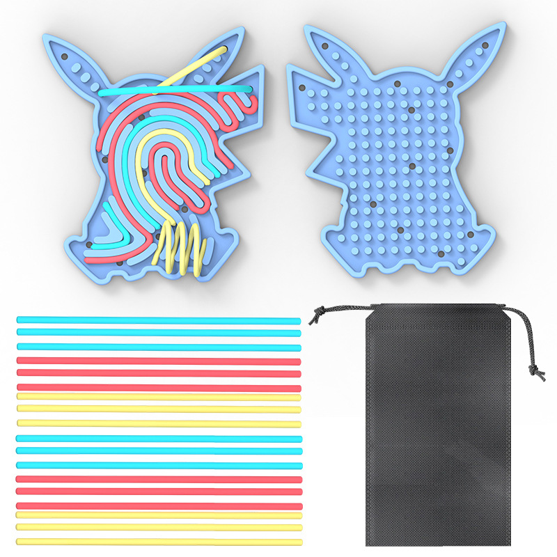 Transfronterizos Hot Vending Junta de actividad sensorial Junta de actividad de silicona en forma de conejo