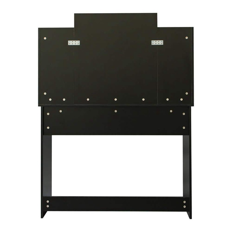 Nuevo nórdico Luz de lujo hogar dormitorio pequeño tocador estilo simple multifuncional LED escritorio espejo alto gabinete