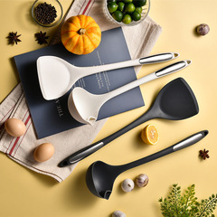 Silicone oil filter spoon, oil drain spoon, household hot pot cooking oil separation spoon, oil soup separation spoon, silicone spatula, kitchen utensils