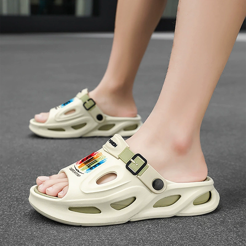 Словные тапочки мужские летние двойные двойные вождение