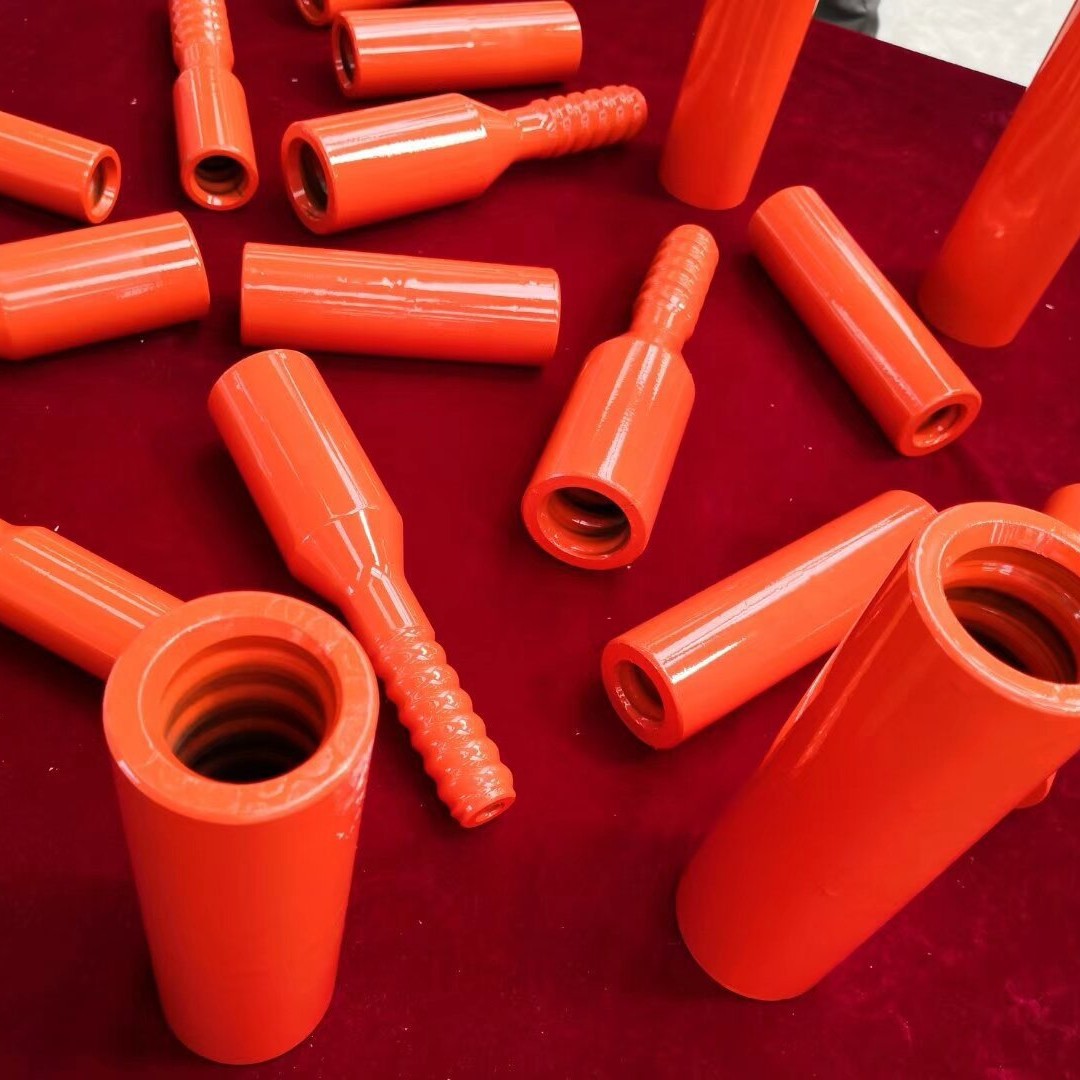 Guigang tubo grande rosca ondulada rosca trapezoidal conector rosca R32T38T45T51 manguito adaptador