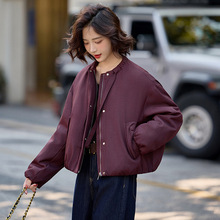 女式羽绒服2025冬季新款女气质圆领休闲90白鸭绒保暖外套 SY2798