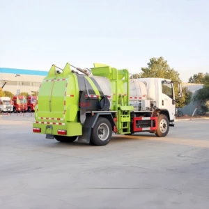 Shaanxi Automobile Pure Electric Food Waste Collection Truck, Multiple Specifications Available for Customization, for the Transfer of Wet Waste in Tourist Areas and Industrial Zones