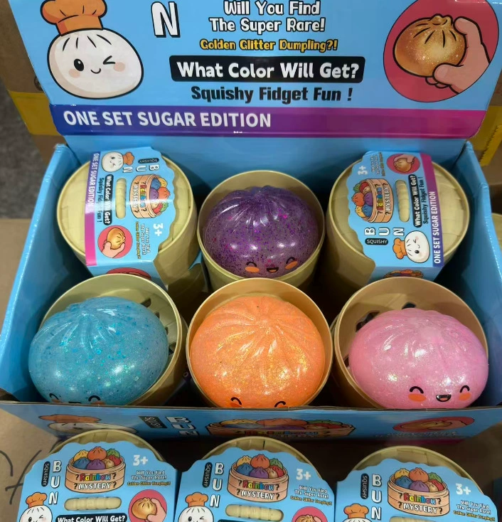 Realistic Squishy Toy (TPR) — Simulation Bun & Decompression Slime, Assorted 5–10 cm