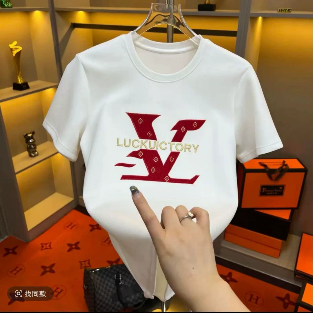 Тот же стиль [преимущества 90% off фанатов] летняя модная мужская футболка с короткими рукавами, молодежная популярная льняная полоска