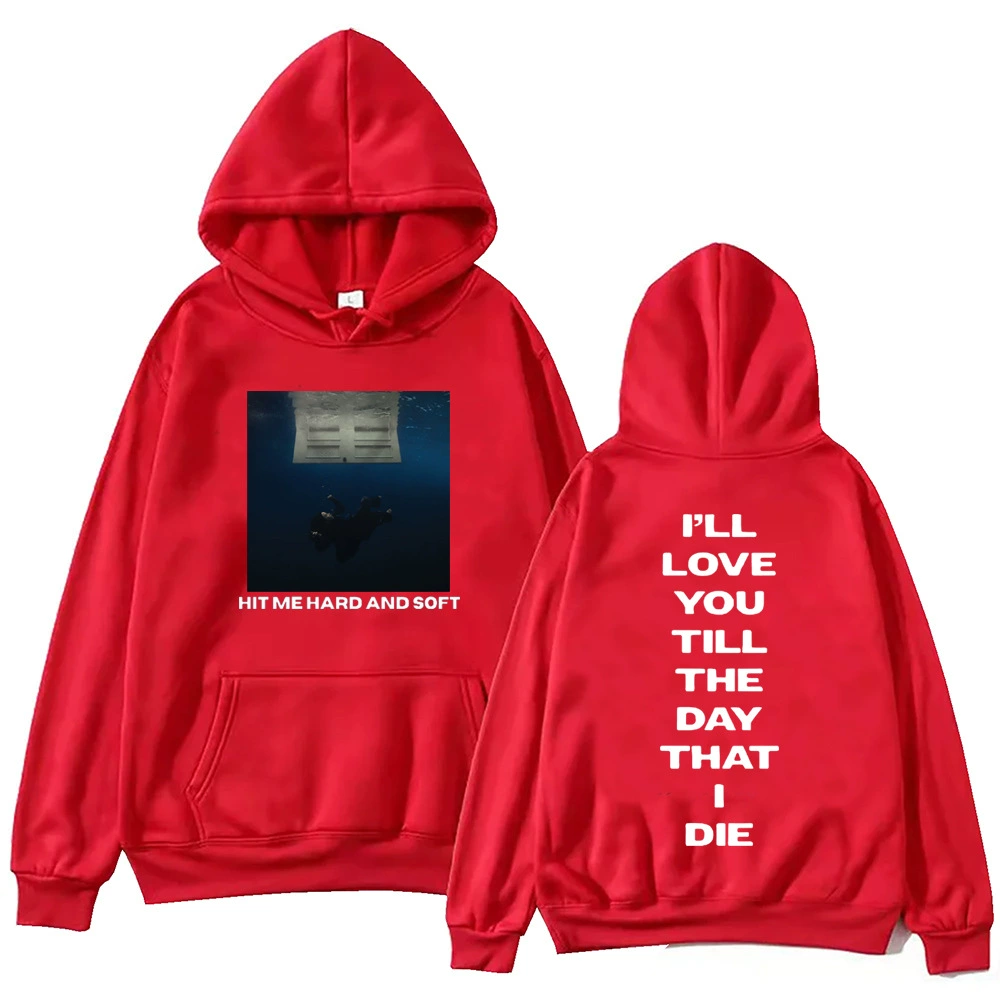 Худи на тур Billie Hit Me Hard and Soft 2025 Tour Harajuku Hip H