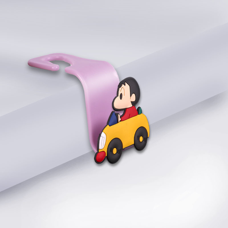 Meiyesi suministros de decoración de automóviles silla trasera gancho de coche celebridad de Internet hermoso gancho de dibujos animados suministros de la serie de almacenamiento