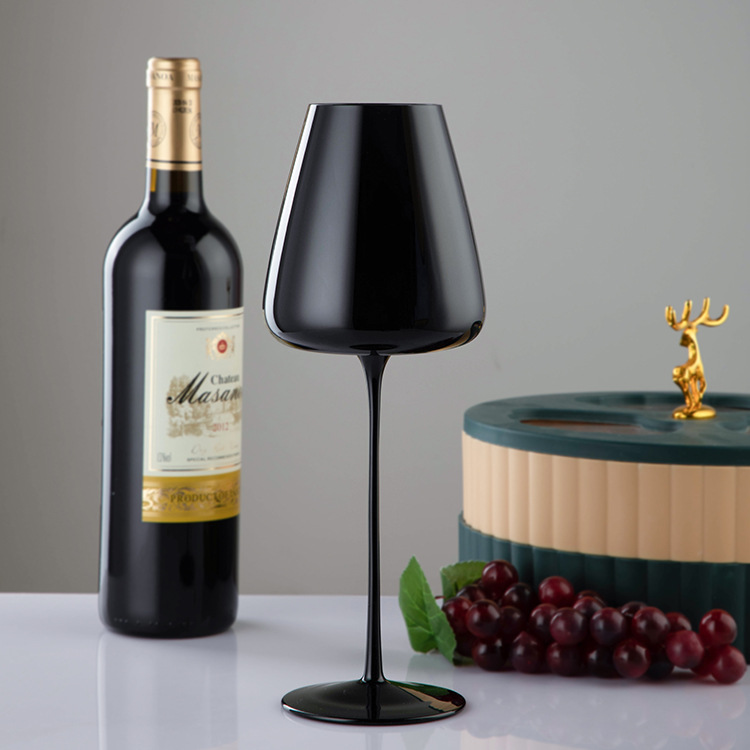 Jin Baijia copa de vino tinto de gama alta creativo hecho a mano cristal Copa negro Borgoña Burdeos copa de vino tinto