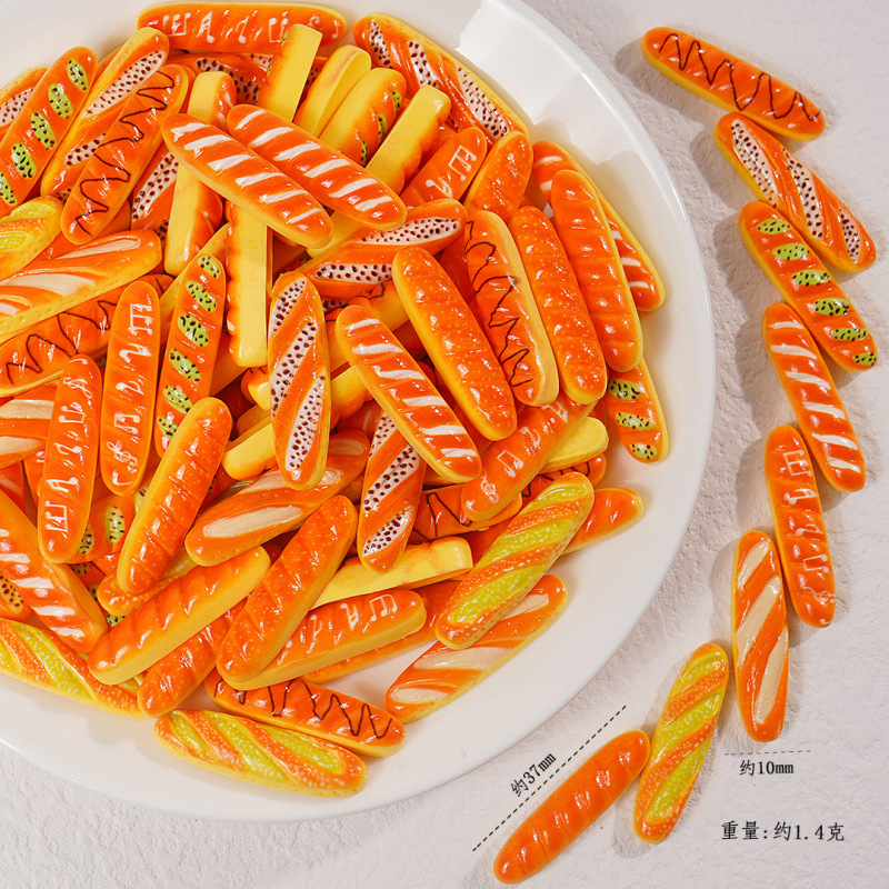 食品おもちゃパンシミュレーションミニチュア食品おもちゃ小さな装飾品樹脂 diy ジュエリーアクセサリーコンビニスーパーマーケット材料|undefined