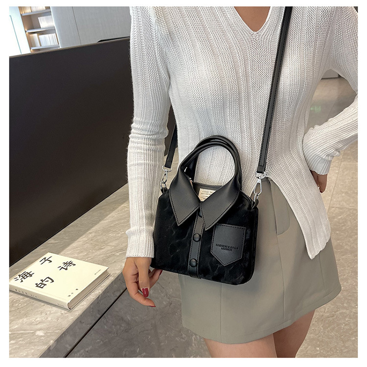 Borsa a secchiello a spalla elegante donna stile coreano moda_voghion.com