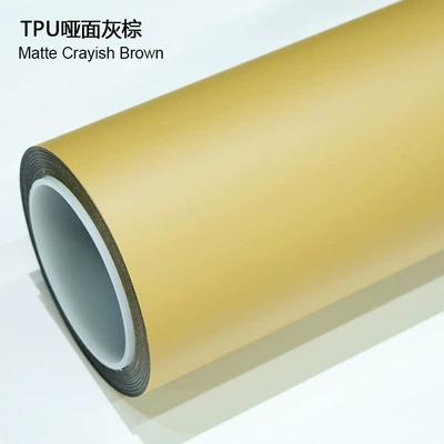 Auto Color Change Film, Factory Direct Sales Tpu Matte - tpu-matte-gray-brown-1524m15m