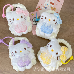 新款可爱K猫毛绒玩偶挂件卡通猫咪公仔钥匙扣包包挂饰耳机套保护