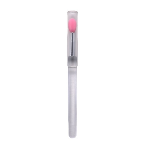 Portable carrying cover dustproof silicone lip brush sequined lip brush lipstick brush lipstick brush travel makeup brush