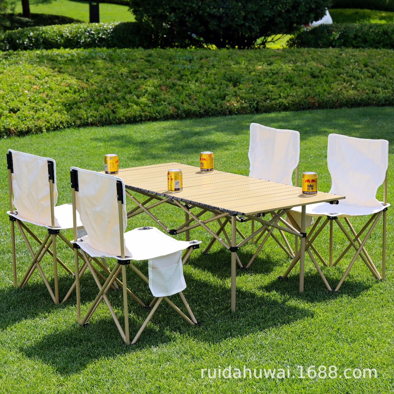 Procesamiento personalizado al aire libre portátil ligero plegable mesa de hamburguesas mesa de viaje en coche camping barbacoa camping esencial